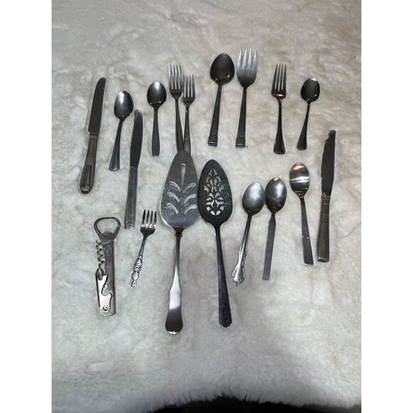 Silco, Northland, Oxford, Hall, Oneida silverware misc lot - Picture 1 of 7